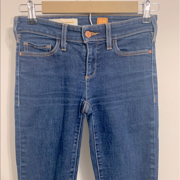 🤍 EUC Like New Pilcro Anthropologie Serif Skinny HR Jeans - Picture 3 of 8